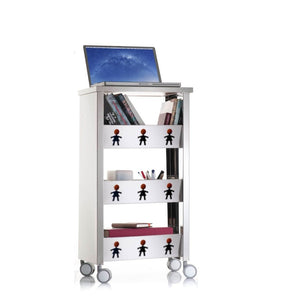 Carrello con ruote portatutto, 83,50 x 43,50 x 30,50 cm. BALI