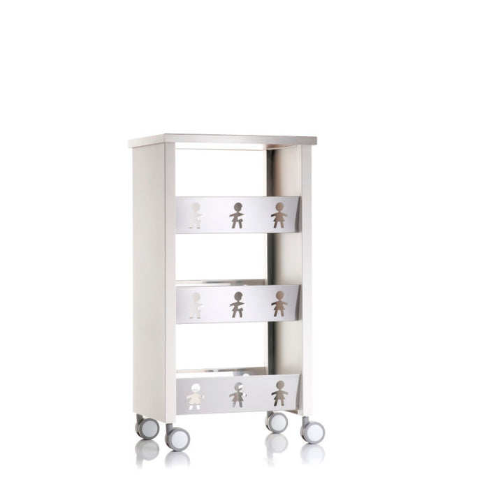 Carrello con ruote portatutto, 83,50 x 43,50 x 30,50 cm. BALI