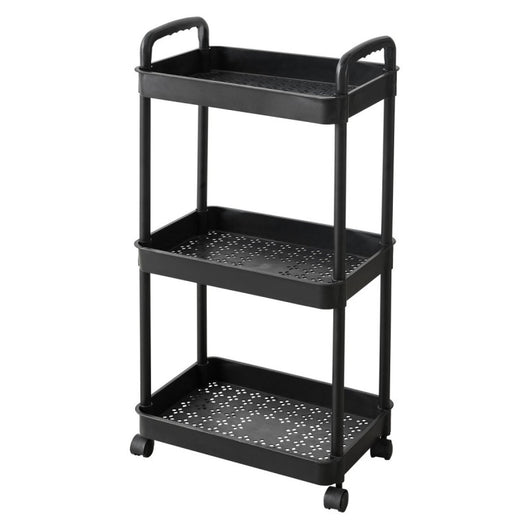 Carrello Cucina Andy Nero Dimensione 36x25x75 Cm