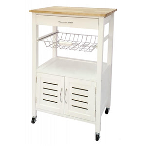 CARRELLO CUCINA RIVER CON RUOTE 56X36X85CM CASACOLLECTION