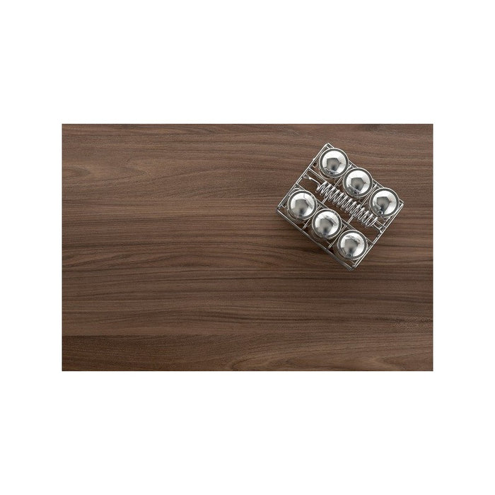 Carrello da cucina con ruote con piano color Ciliegio, ONDA ALUMINIUM