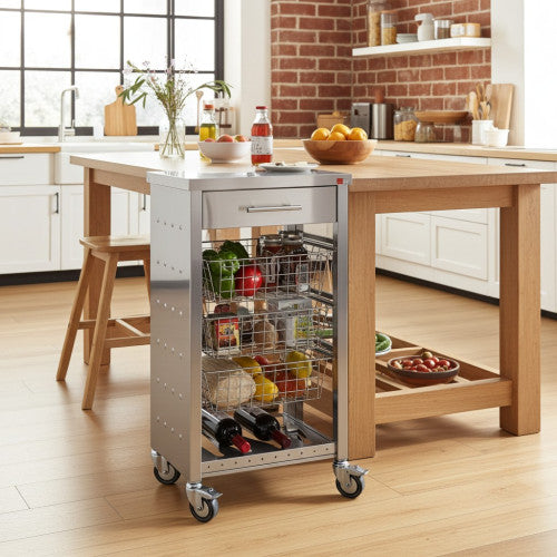 Carrello da cucina, OTTO INOX