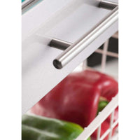 Carrello da cucina su ruote con piano color olmo, ONDA