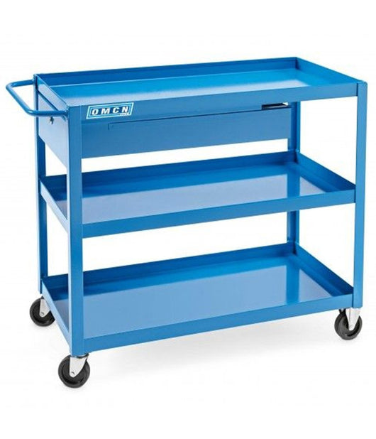 Carrello E Banco Da Lavoro Omcn 109/b Porta Attrezzi Portata 150 Kg Monoblocco         