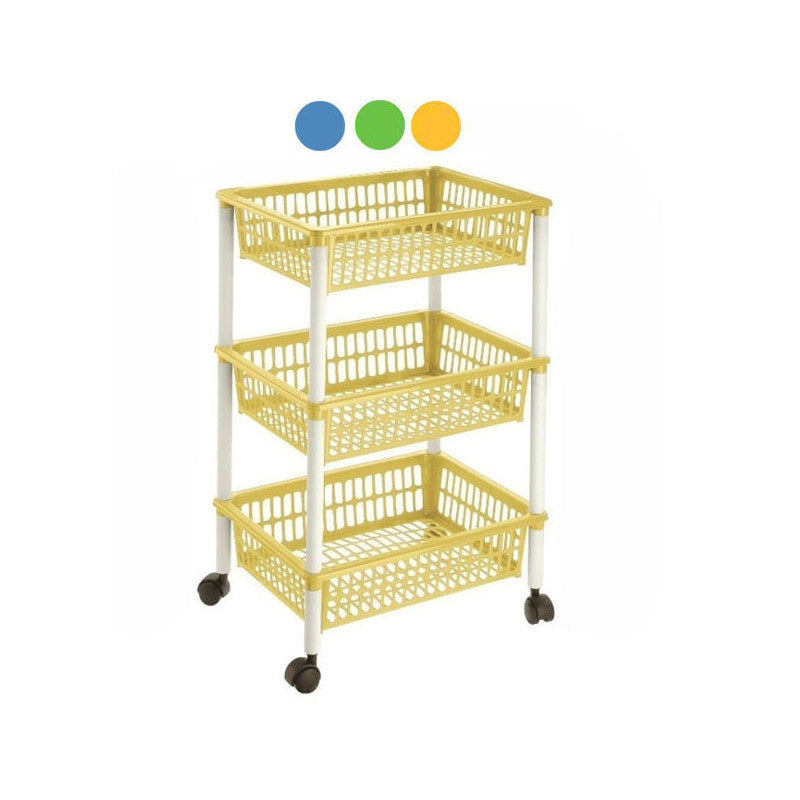 Carrello P.3 Mito Ambra Cm 40X29 H 62 Tontarelli