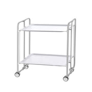 Carrello pieghevole da cucina BAUHAUS, 2 vassoi. Struttura grigio