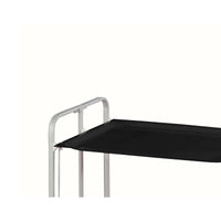 Carrello pieghevole da cucina BAUHAUS, 2 vassoi. Struttura grigio