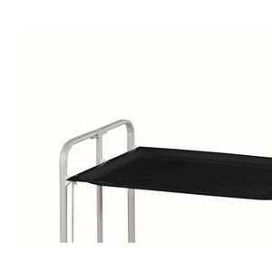 Carrello pieghevole da cucina BAUHAUS, 2 vassoi. Struttura grigio