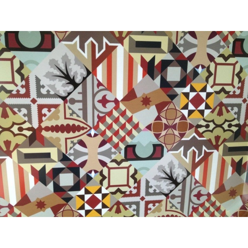 Carrello pieghevole da cucina BAUHAUS, 2 vassoi. Struttura sabbia