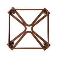 Carrello Porta Piante Linea Heavy Cm 60X60 Nero Tecnokit