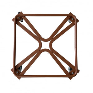 Carrello Porta Piante Linea Heavy Cm 60X60 Nero Tecnokit