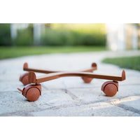 Carrello Porta Piante Linea Speedy Circolare Diam 25 Cotto Tecnokit