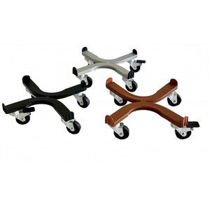 Carrello Porta Piante Linea Speedy Circolare Diam 25 Nero Tecnokit