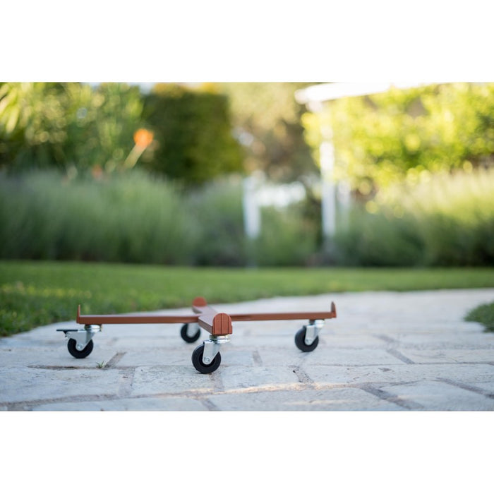 Carrello Porta Piante Linea Speedy Circolare Diam 30 Nero Tecnokit