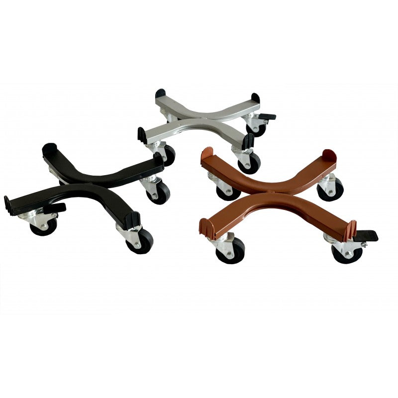 Carrello Porta Piante Linea Speedy Circolare Diam 50 Nero Tecnokit