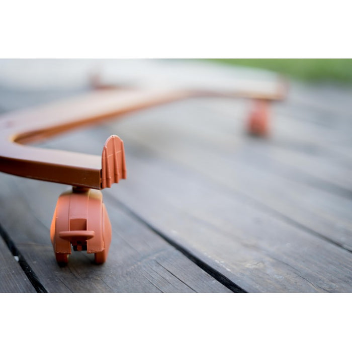 Carrello Porta Piante Linea Speedy Rettangolare Cm 78X37 Cotto Tecnokit