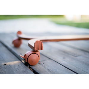 Carrello Porta Piante Linea Speedy Rettangolare Cm 78X37 Cotto Tecnokit