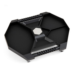 Carrello mobile con 4 rotelle girevoli negozio di riparazioni per garage, Vassoio per strumenti da officina automobilistici Nero-Utensili