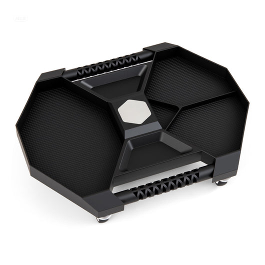 Carrello mobile con 4 rotelle girevoli negozio di riparazioni per garage, Vassoio per strumenti da officina automobilistici Nero-Utensili