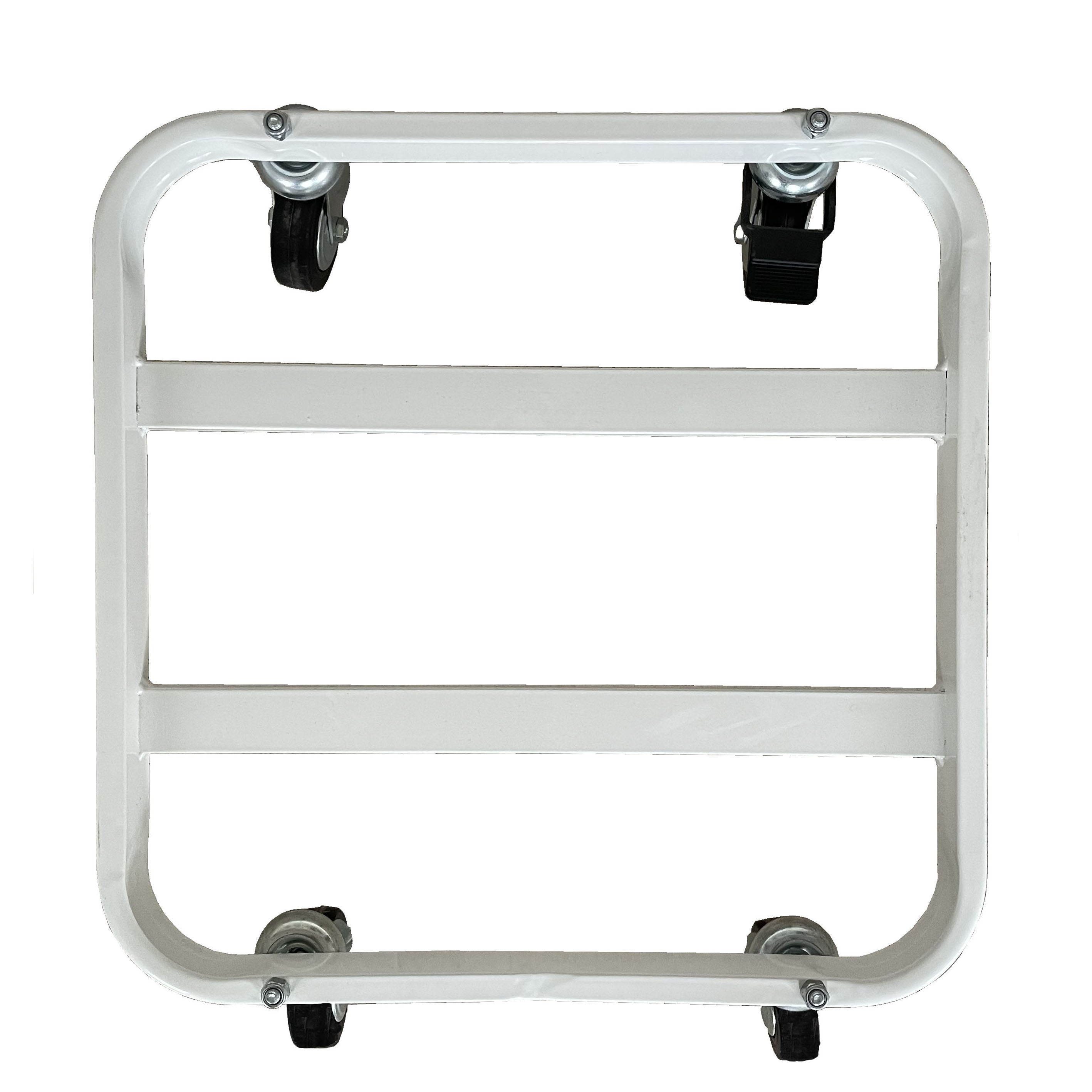 Carrello per vasi in cemento e terracotta quadro