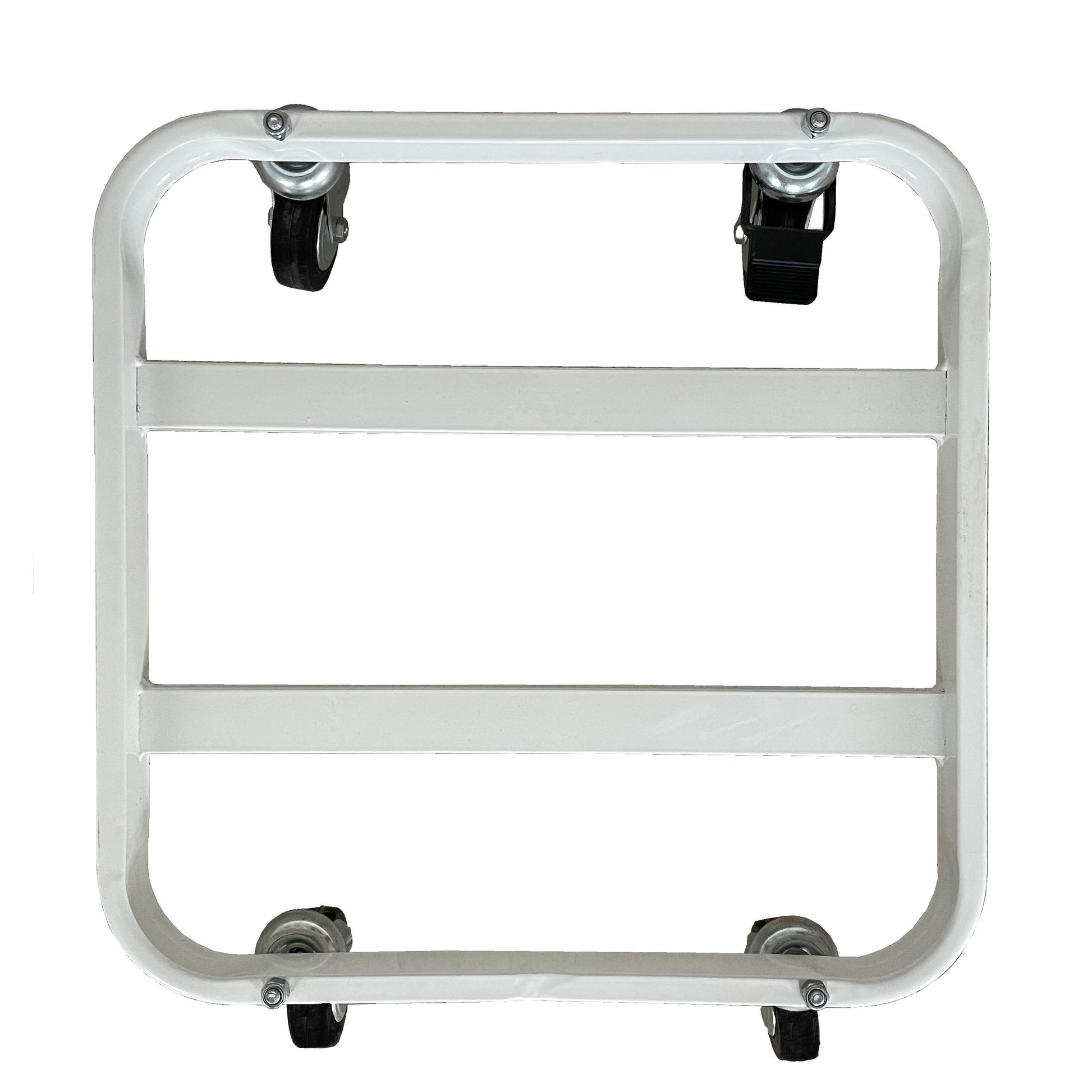 Carrello per vasi in cemento e terracotta quadro