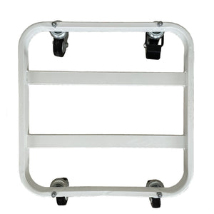 Carrello per vasi in cemento e terracotta quadro