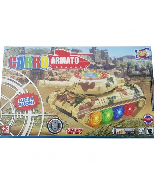 Carro Armato Con Led Luci Suoni Funzione Mistero Arma Tiger Gioco Bambini Bimbo         
