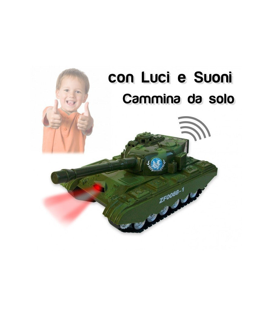 Carro Armato Militare Con Luci E Suoni Realistici Prendi La Mira Punta E Spara         