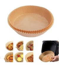 Carta Rotonda Pergamena Per Assorbe Olio Frittura Forno Friggitrice 16cm X 4,5cm         