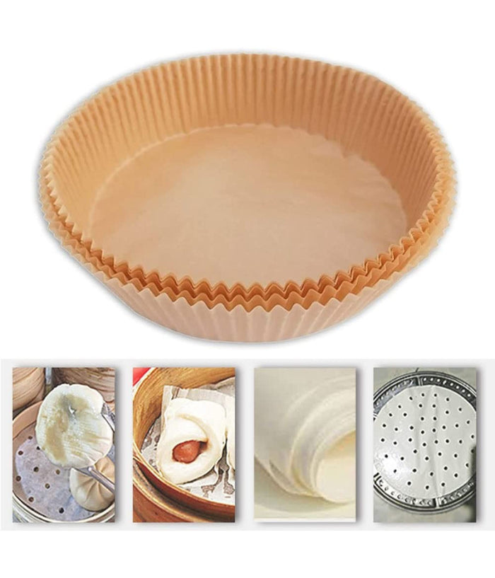 Carta Rotonda Pergamena Per Assorbe Olio Frittura Forno Friggitrice 16cm X 4,5cm         