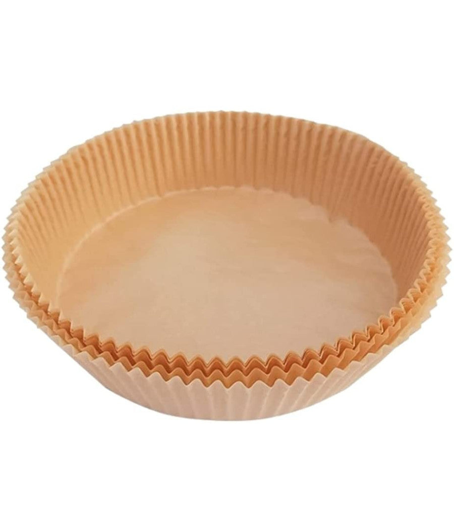 Carta Rotonda Pergamena Per Assorbe Olio Frittura Forno Friggitrice 16cm X 4,5cm         