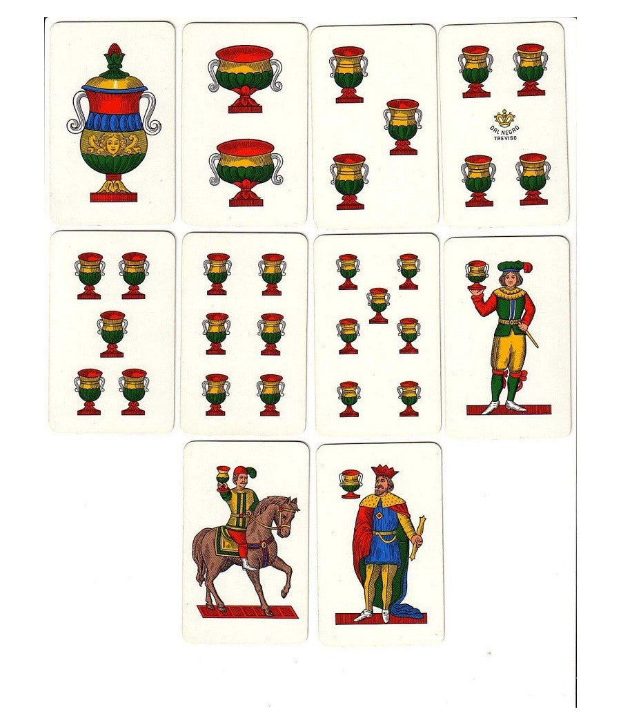 Carte Da Gioco Napoletane Mazzo 40 Carte Da Tavolo Scopa Solitario Sette E Mezz         