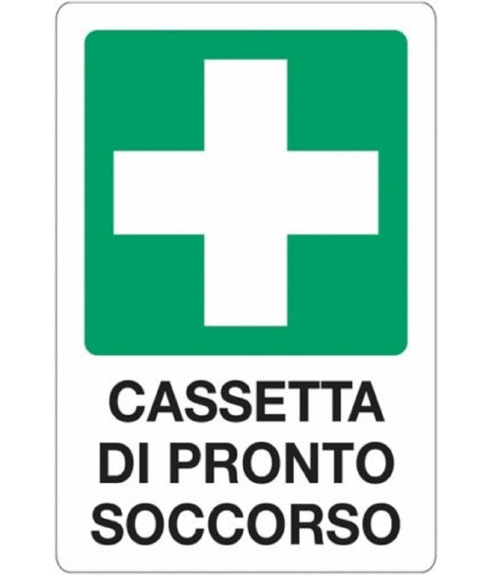 Cartello Cassetta Pronto Soccorso Segnaletica Direzionale Sicurezza Avvertimento         