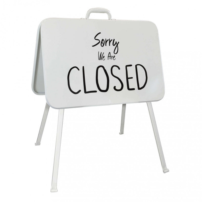 CARTELLO IN FERRO OPEN/CLOSED PIERRE