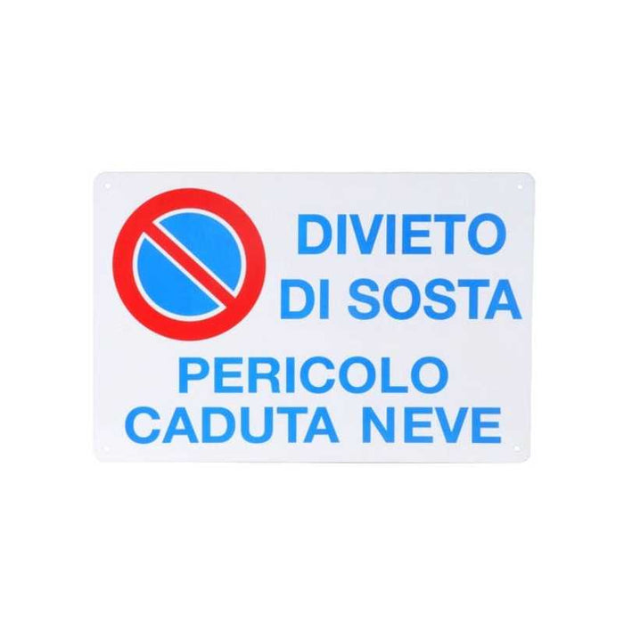Cartello Pericolo Caduta Neve 30X 20 Alluminio