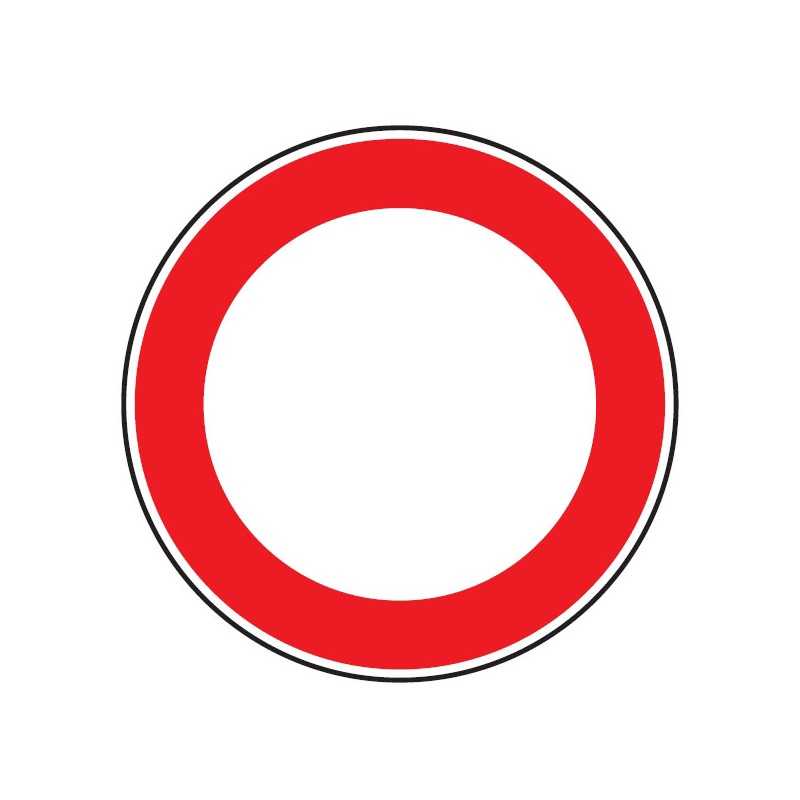 Cartello Stradale Divieto di Transito