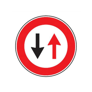 Cartello Stradale Senso Alt Dare Precedenza