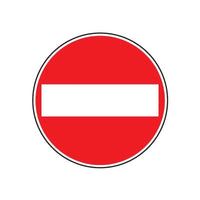 Cartello Stradale Senso Vietato