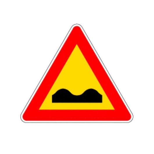 Cartello Stradale Strada Deformata