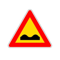 Cartello Stradale Strada Deformata