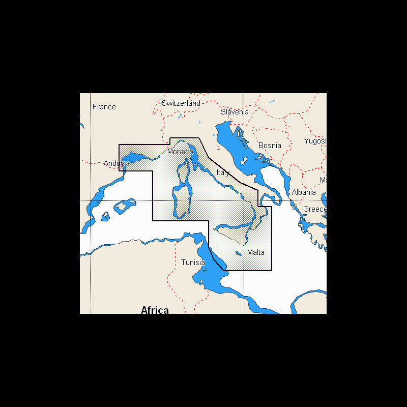 Wide Reveal Mar Med.Est,Nero,Caspio