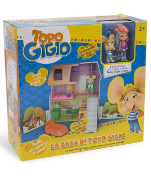 Casa Di Topo Gigio Giocattolo Bambini Con 2 Personaggi E Accessori Gioco         