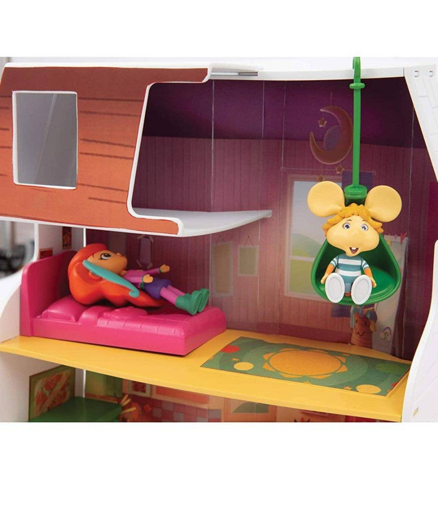 Casa Di Topo Gigio Giocattolo Bambini Con 2 Personaggi E Accessori Gioco         