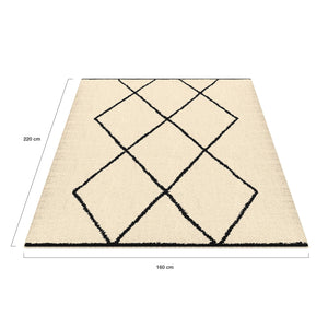 IDMarket - CASA Tappeto rettangolare con motivo berbero 160 x 220 cm