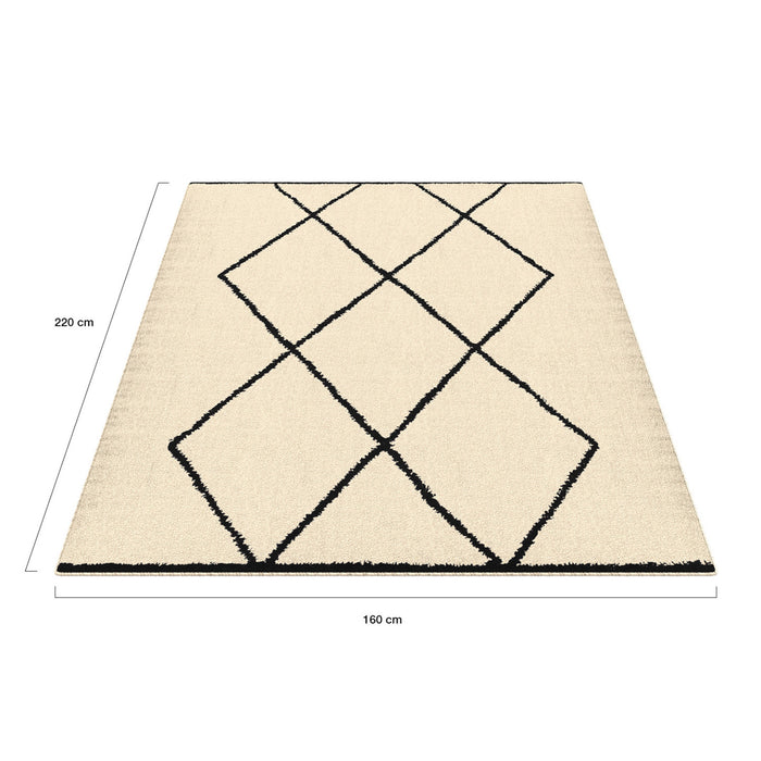IDMarket - CASA Tappeto rettangolare con motivo berbero 160 x 220 cm