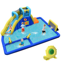Casa gonfiabile aquatica con spray d¡¯acqua scivolo soffiatore, Parco acquatico per uso asciutto o bagnato-Strutture gonfiabili da salto