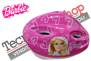 Casco Caschetto Bici Bambina Dino Bikes Barbie Omologato Misura Regolabile