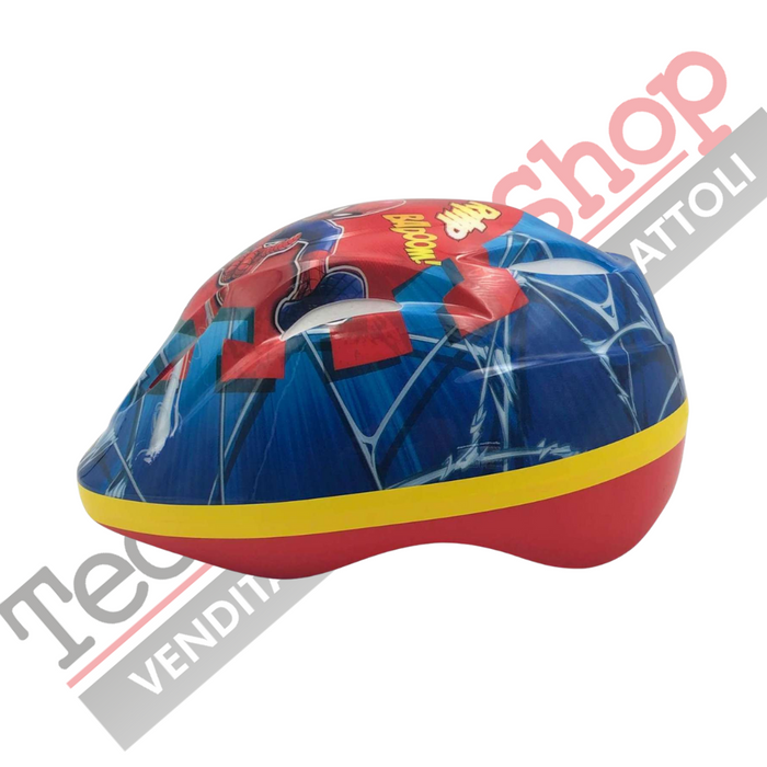 Casco Caschetto Bambino Marvel Spiderman regolabile 