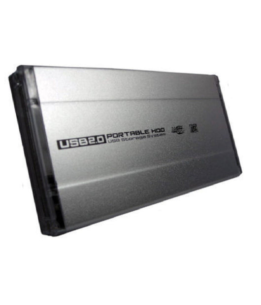 Case Box Esterno Per Hard Disk Hdd 2.5 Ide Sata Usb 2.0 Super Slim Alluminio         