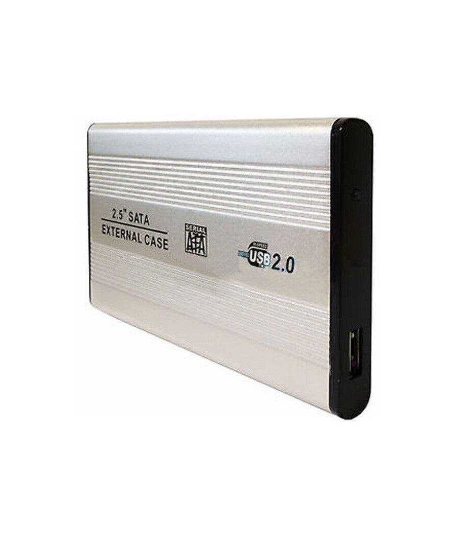 Case Box In Alluminio Per Hard Disk Esterno Ide 2.5 Con Usb 2.0 Custodia Hdd         